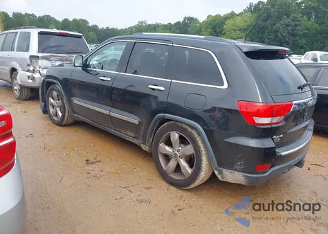 2013 Jeep Grand Cherokee Overland из США, поврежденный, VIN 1C4RJFCGXDC581656
